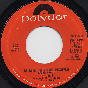 JB's / Music For The People c/w Crossover front