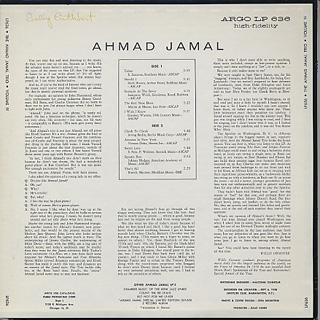 Ahmad Jamal / Volume IV back