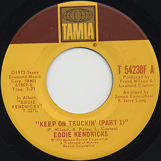 Eddie Kendricks / Keep On Truckin back