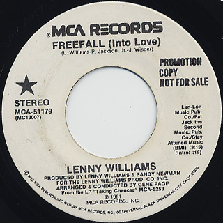 Lenny Williams / Freefall (Into Love)