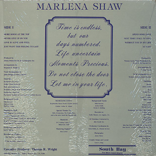 Marlena Shaw / Let Me In Your Life back
