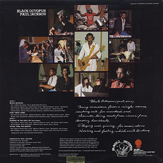 ポール・ジャクソン ブラックオクトパス Paul Jackson 新品 未聴盤 Black Octopus(LP)/PAUL JACKSON/ポール・ジャクソン｜JAZZ