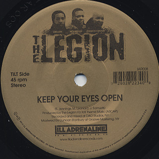 Legion / Keep Your Eyes Open front