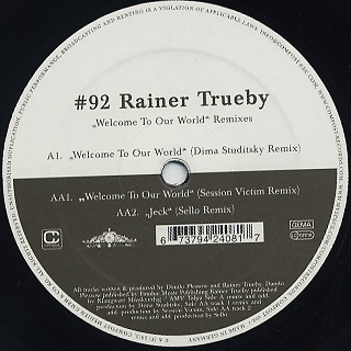 Rainer Trueby / Compost Black Label 92