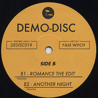Yam Who? / Demo Disc 19 back
