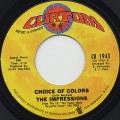 Impressions / Choice Of Colors c/w Mighty Mighty Spade & Whitey