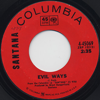 Santana / Evil Ways c/w Waiting
