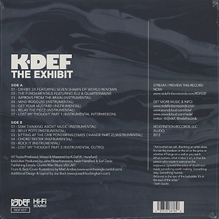 K-Def / The Exhibit back