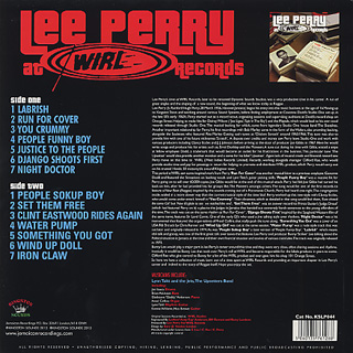 Lee Perry / At WIRL Records back