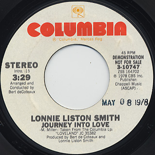 Lonnie Liston Smith / Journey Into Love front