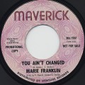 Marie Franklin / You ain't Changed