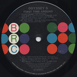 Odyssey 5 / First Time Around label