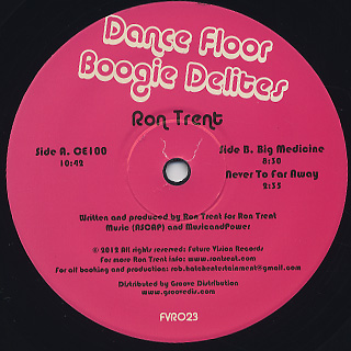 Ron Trent / Dancefloor Boogie Delites front