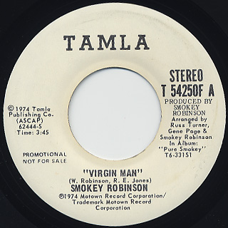 Smokey Robinson / Virgin Man