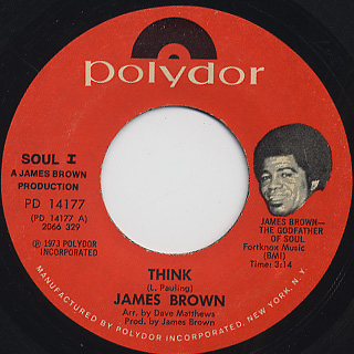 James Brown / Think c/w Something front
