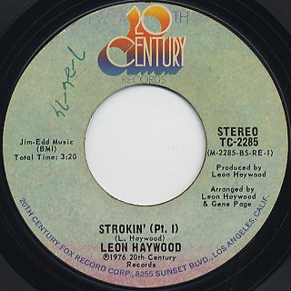 Leon Haywood / Strokin' front