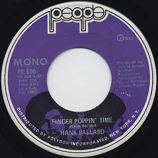 Hank Ballard / Finger Poppin' Time front