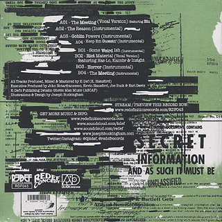 K-Def / The Meeting (Black&White Mix Color Vinyl) back