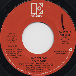 Five Special / Do It Baby front
