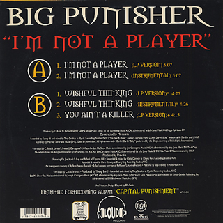 Big Punisher / I'm Not A Player back