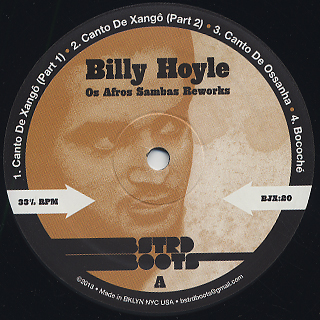 Billy Hoyle / Os Afro-Sambas Reworks front
