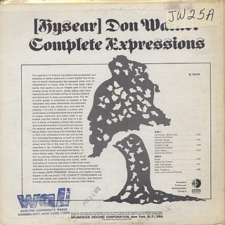 Hesear Don Walker / The Complete Expressions back