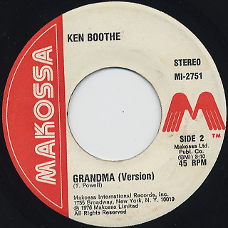 Ken Boothe / Grandma back