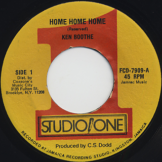 Ken Boothe / Home Home Home