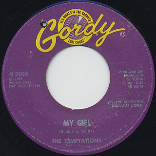 Temptations / My Girl front