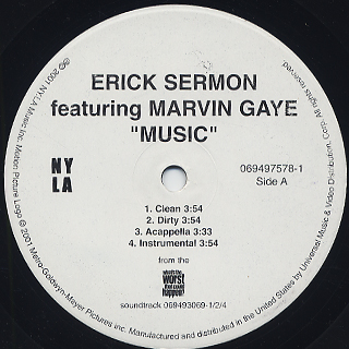 Eric Sermon featuring Marvin Gaye / Music back