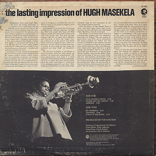 Hugh Masekela / The Lasting Impression back