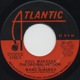Manu Dibango / Soul Makossa front