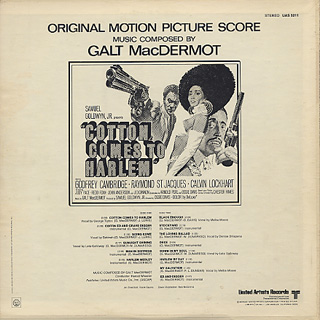 O.S.T.(Galt MacDermot) / Cotton Comes To Harlem back
