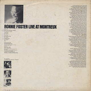 Ronnie Foster / Live: Cookin' With Blue Note At Montreux back