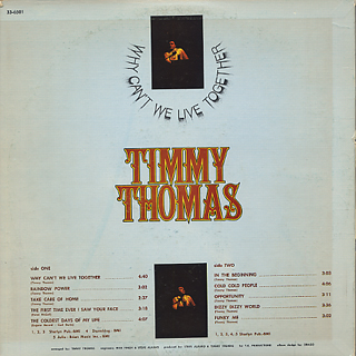 Timmy Thomas / Why Can't We Live Together back