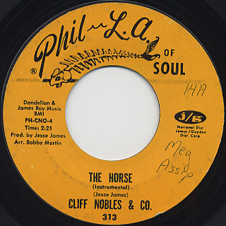 Cliff Nobles & Co. / The Horse front
