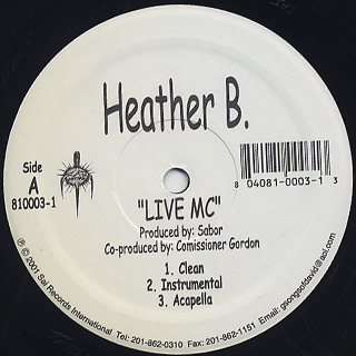 Heather B. / Live MC front