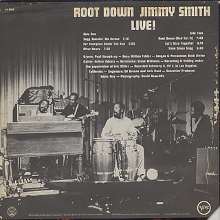 Jimmy Smith / Root Down Live! back