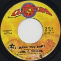 June & Donnie / I Thank You Baby / What's This I See