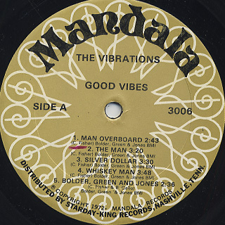 Vibrations / Taking New Step label