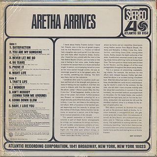 Aretha Franklin / Aretha Arrives back