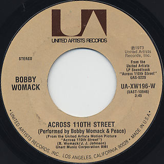 Bobby Womack / Across 110th Street (45) front