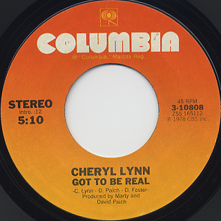 Cheryl Lynn / Got To Be Real