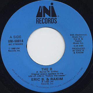 Eric B. & Rakim / The R c/w Just A Beat