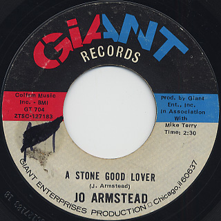 Jo Armstead / A Stone Good Lover front
