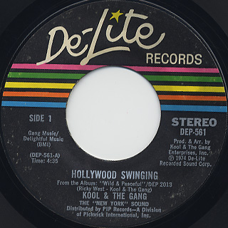 Kool and The Gang / Hollywood Swinging c/w Dujii front