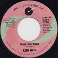Leon Ware / What's Your Name c/w Club Sashay
