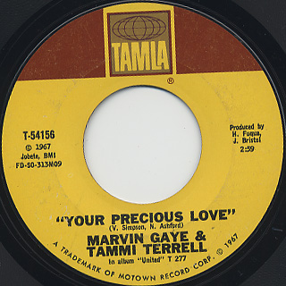 Marvin Gaye & Tammi Terrell / Your Precious Love front