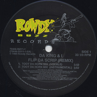 Da King & I / Flip Da Scrip(Remix) back