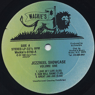 Jezzreel / Great Jah Jah label